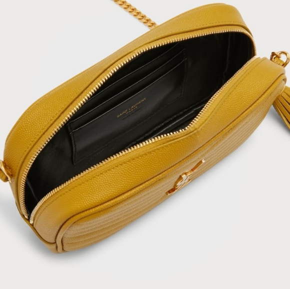 Saint Laurent Lou Mini YSL Grain de Poudre Camera Crossbody Bag - Picture 15 of 15
